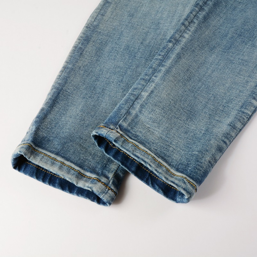 White Logo Jeans