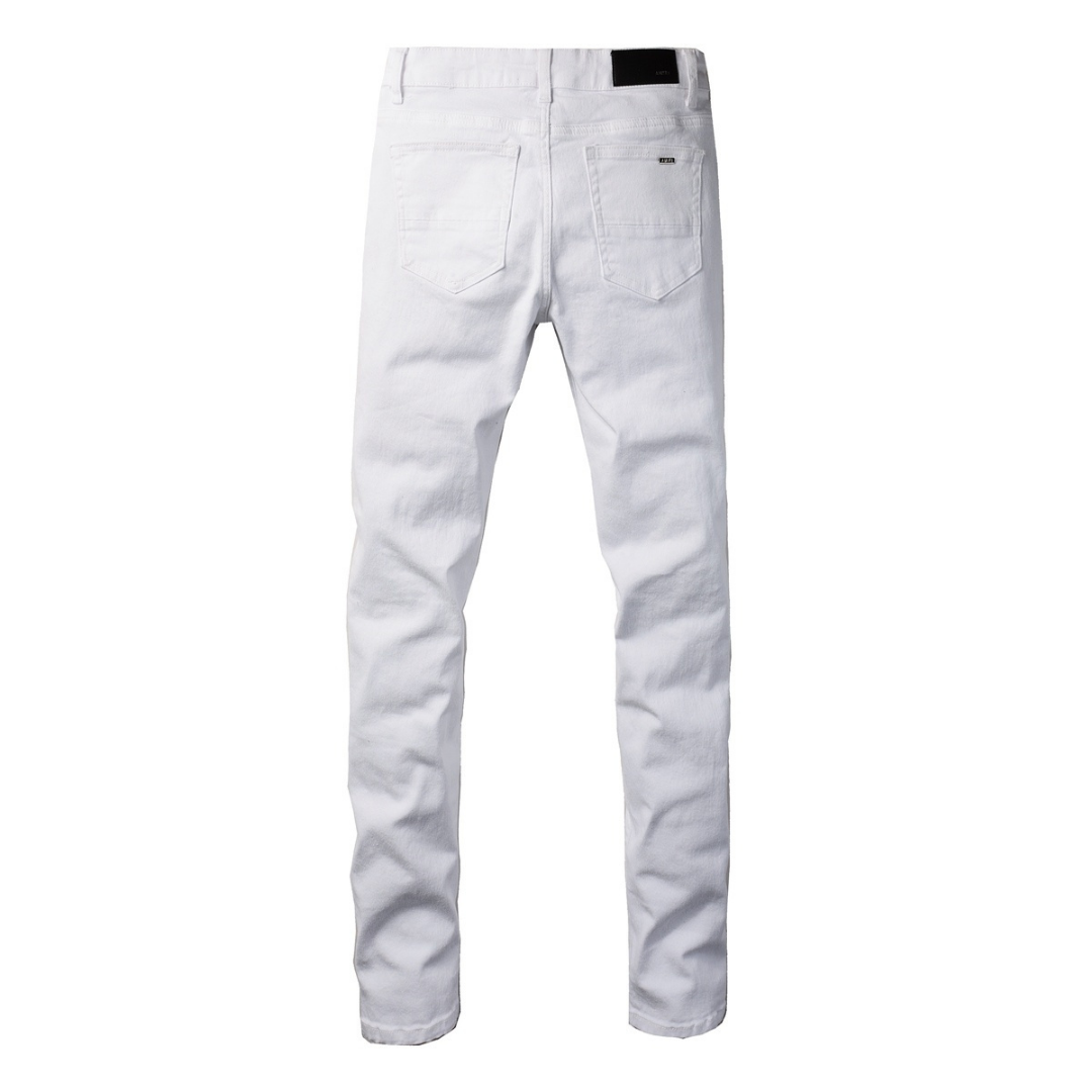 White Ripped Jeans