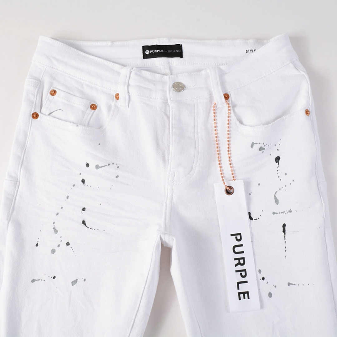 White Paint Jeans