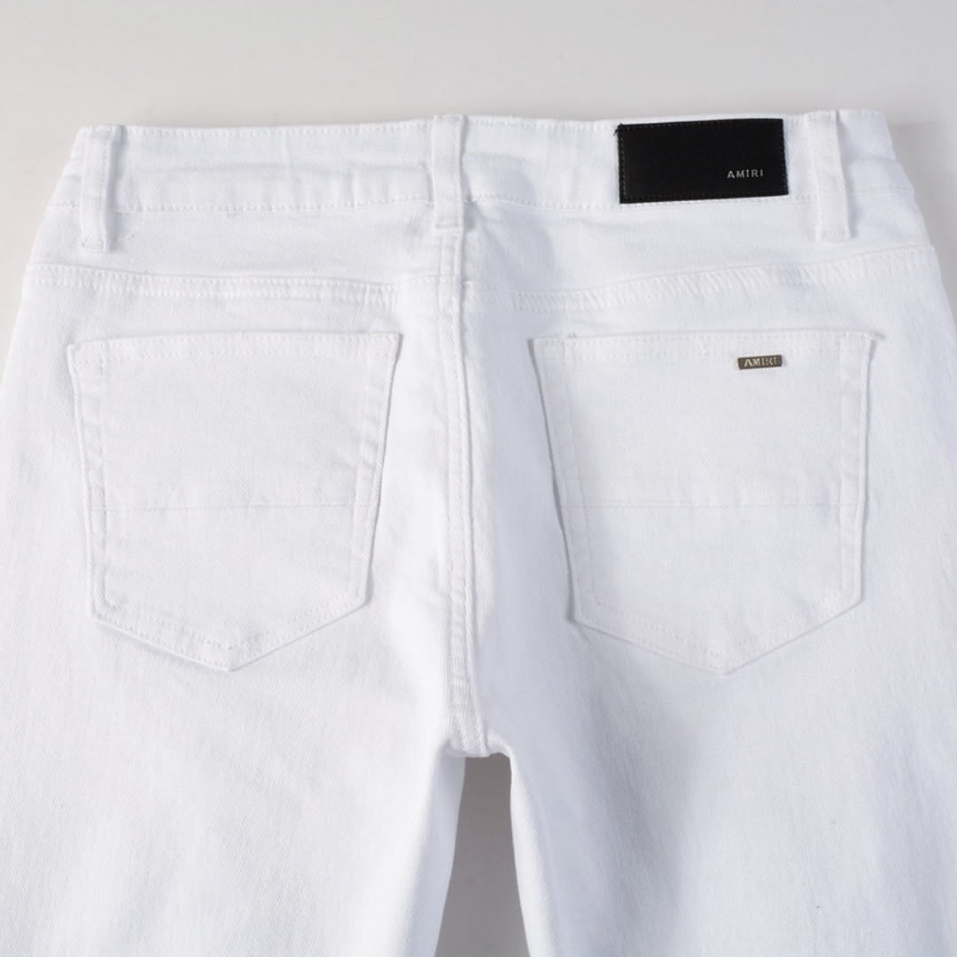 White Ripped Jeans