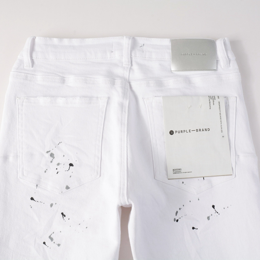 White Paint Jeans