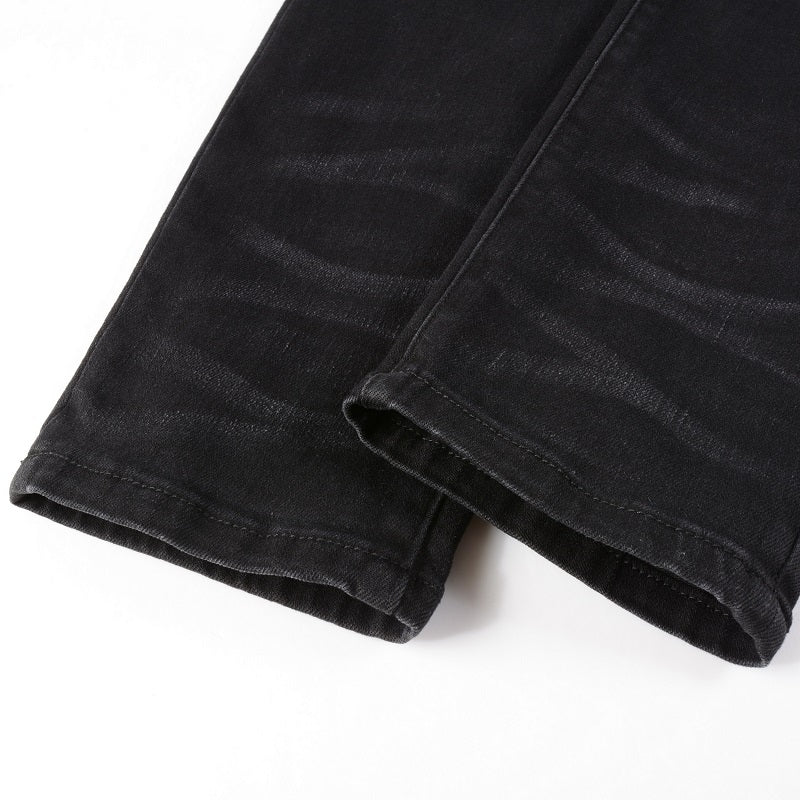 Blue Gradient Black Jeans