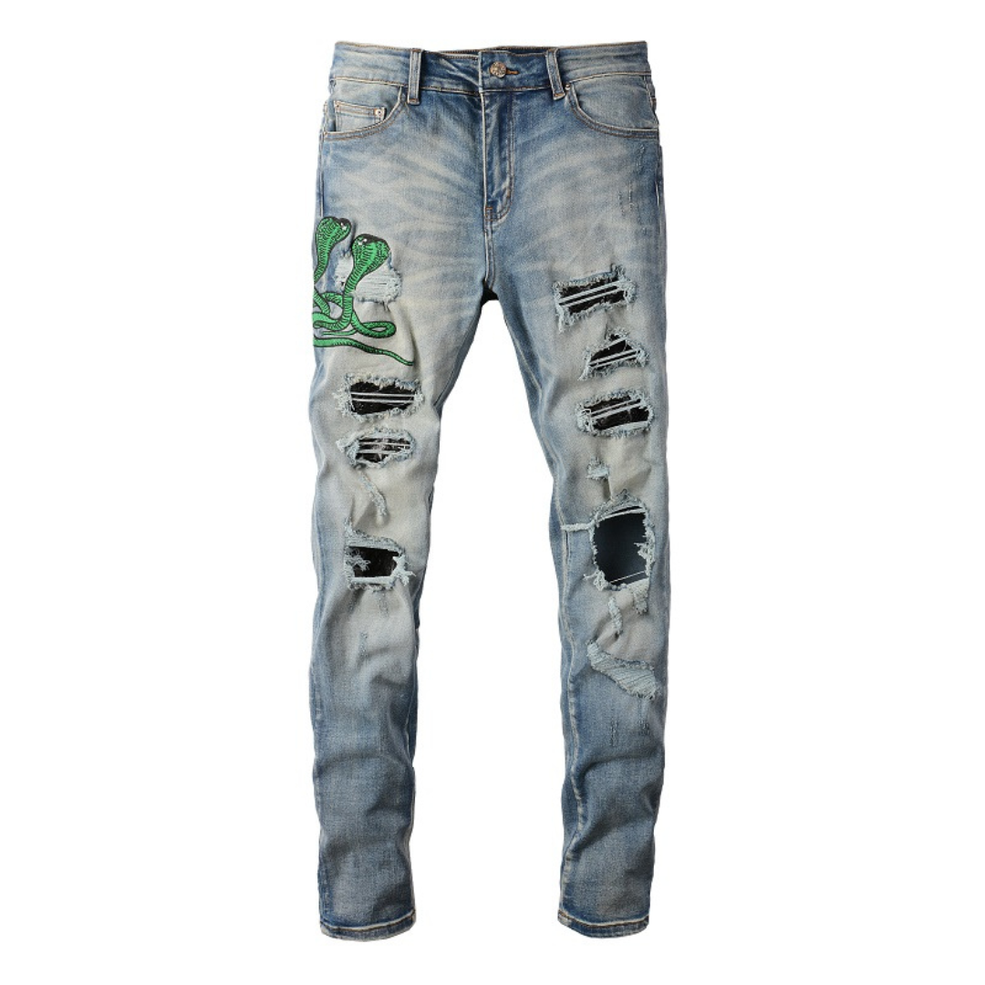 Snake Blue Jeans
