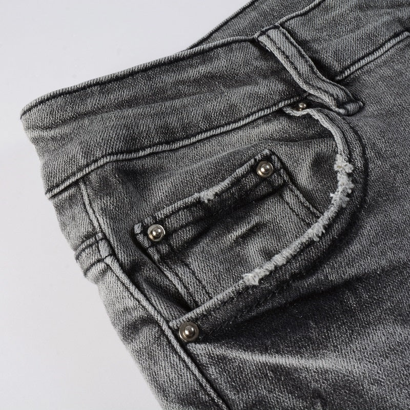 Black Bandana Jeans