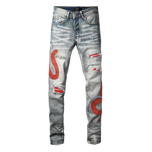 Red Snake Jeans
