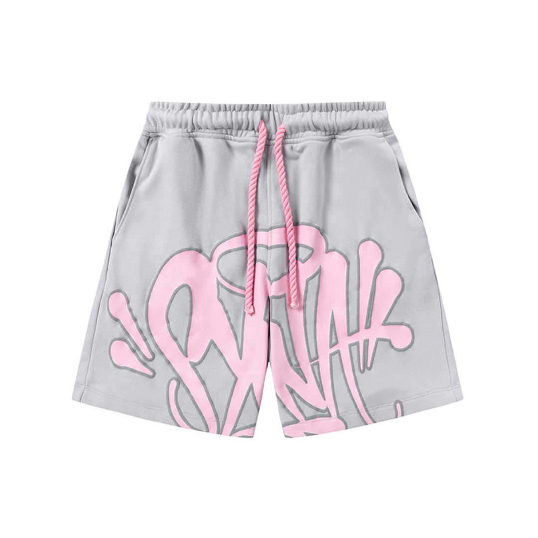 Syna Grey Pink Short set