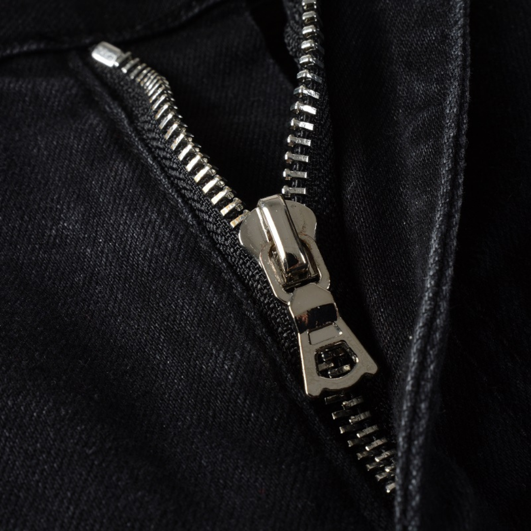 Navy Blue Star Patch Jeans