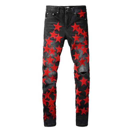 Red Star Patch Jeans