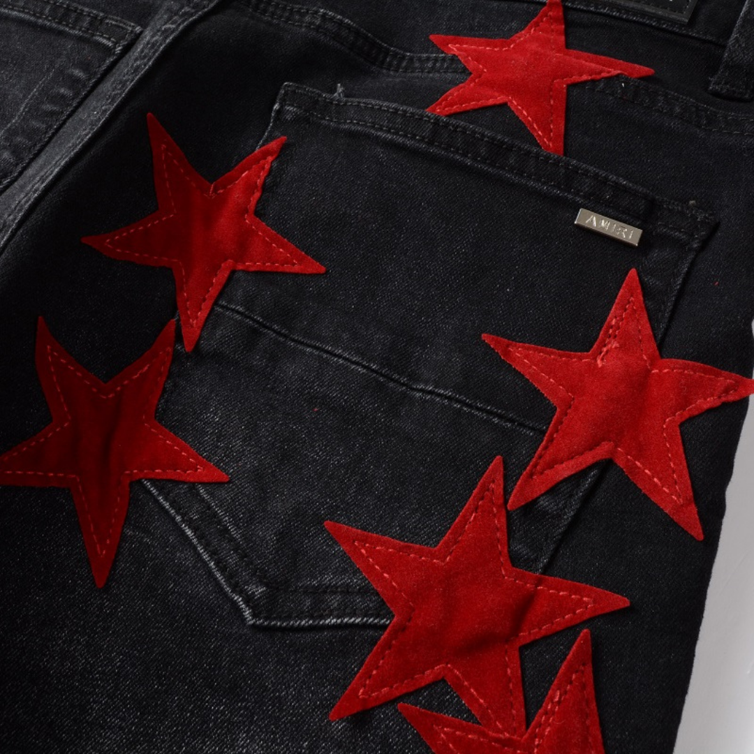 Red Star Patch Jeans