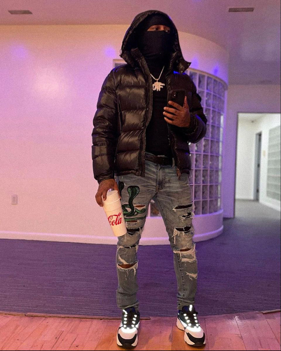 Snake Blue Jeans