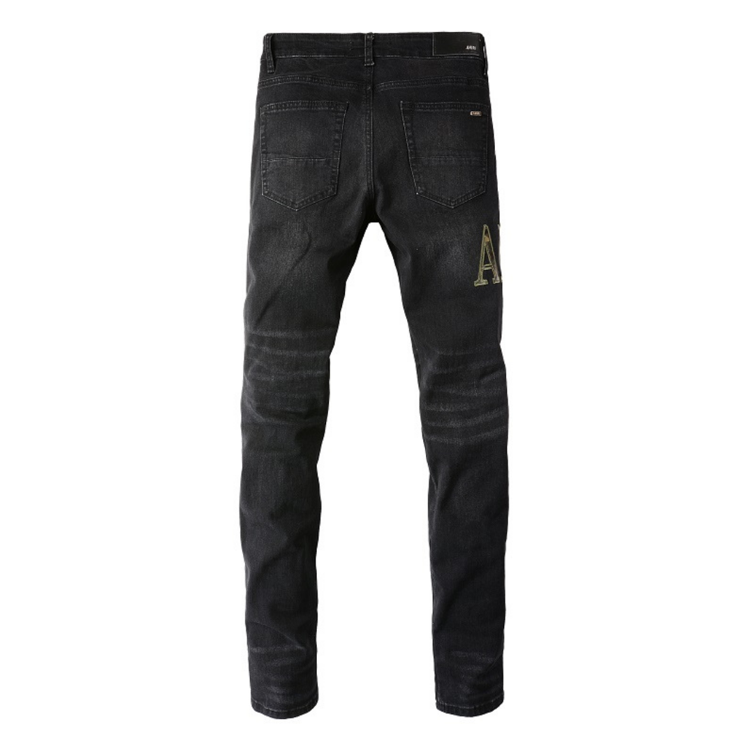 Applique Denim Jeans