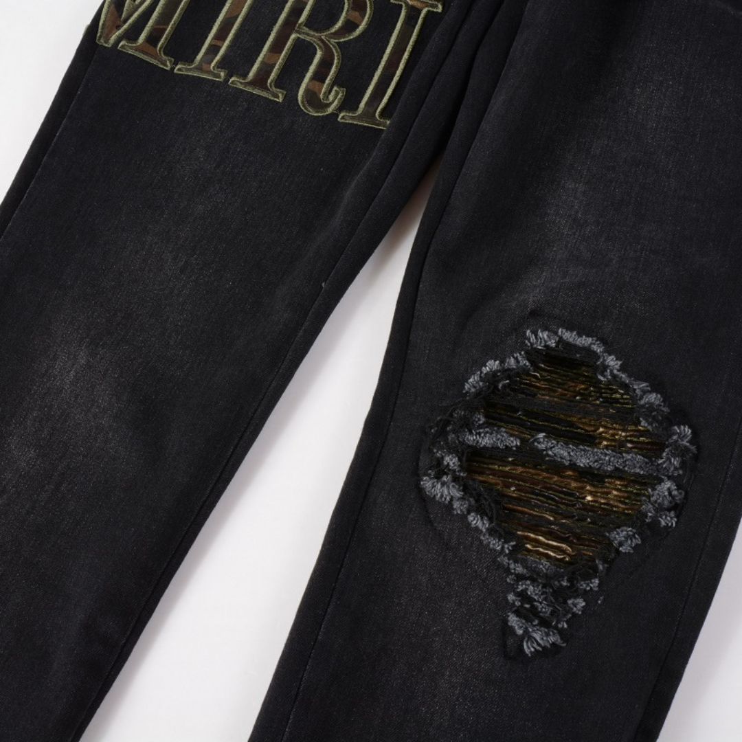 Applique Denim Jeans
