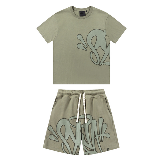 Syna Army Green Short set