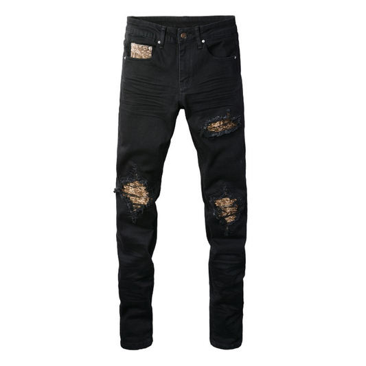 Black Camo Jeans