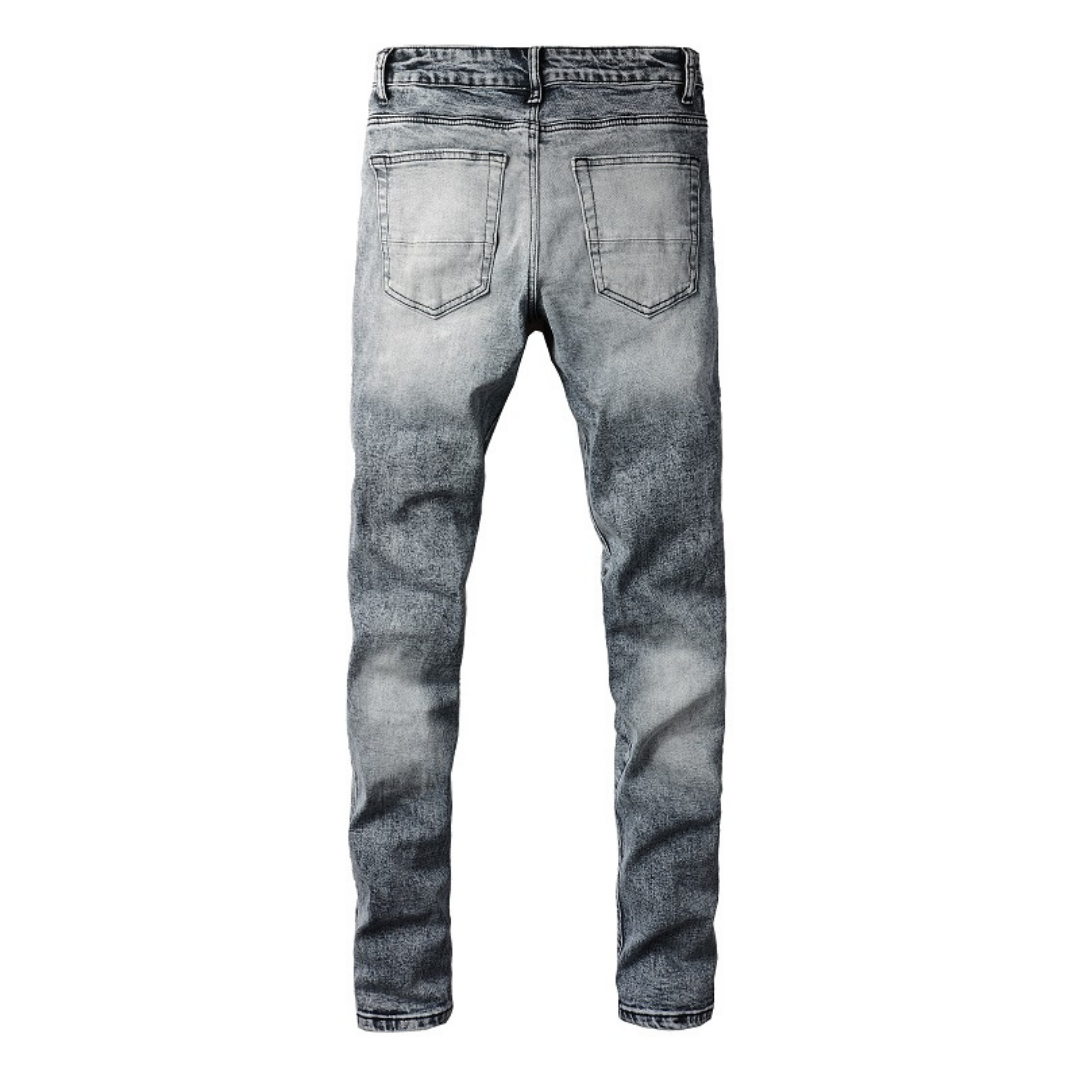 Black Patch Jeans