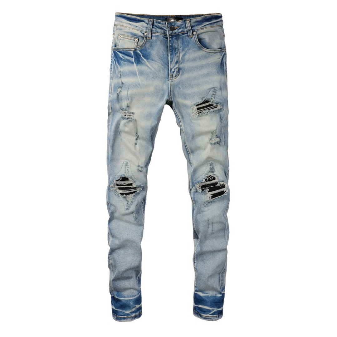 Blue Patch Jeans