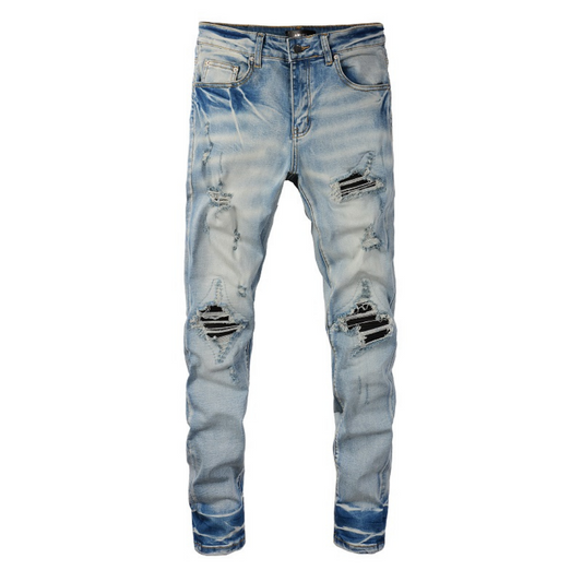 Ripped Blue Jeans