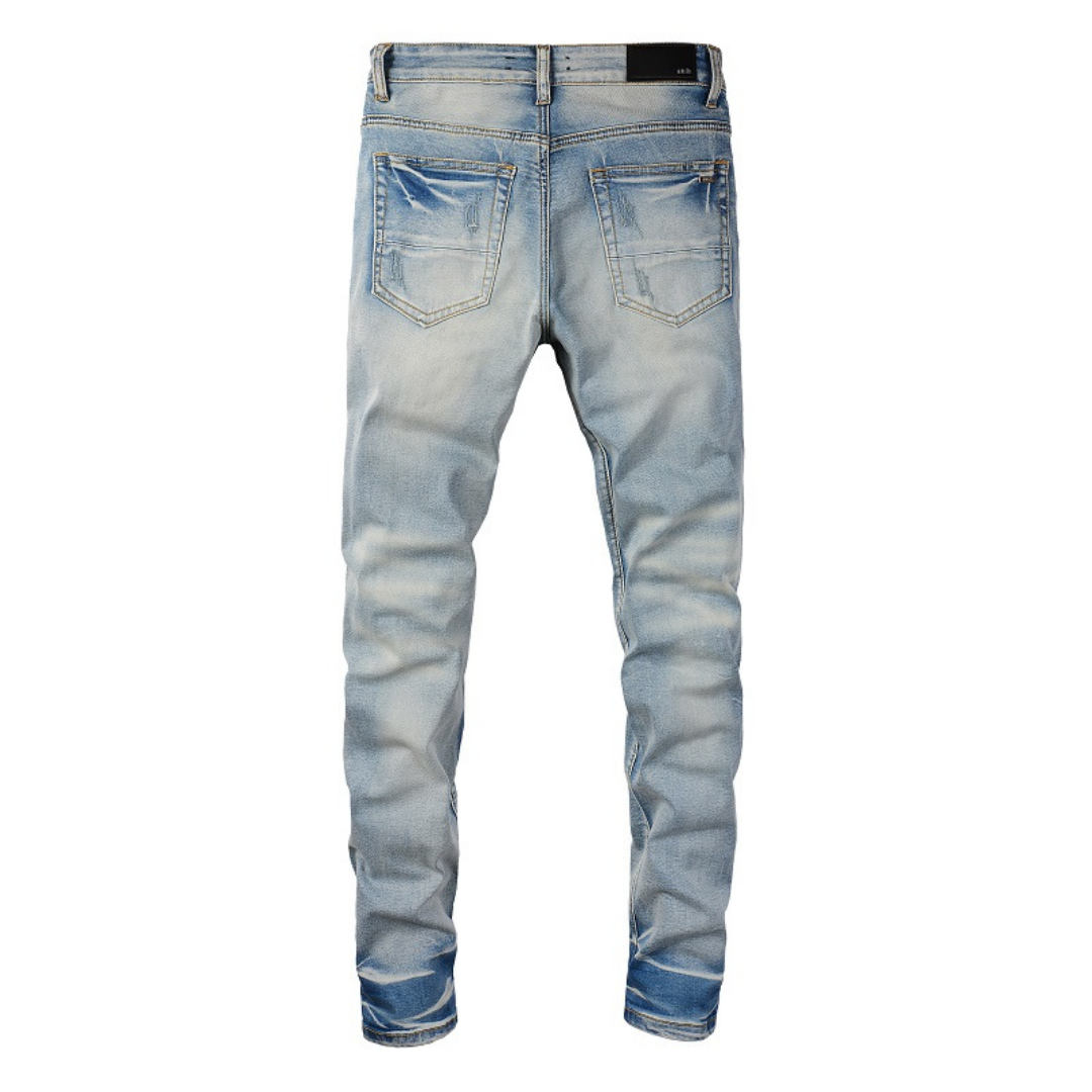 Blue Patch Jeans