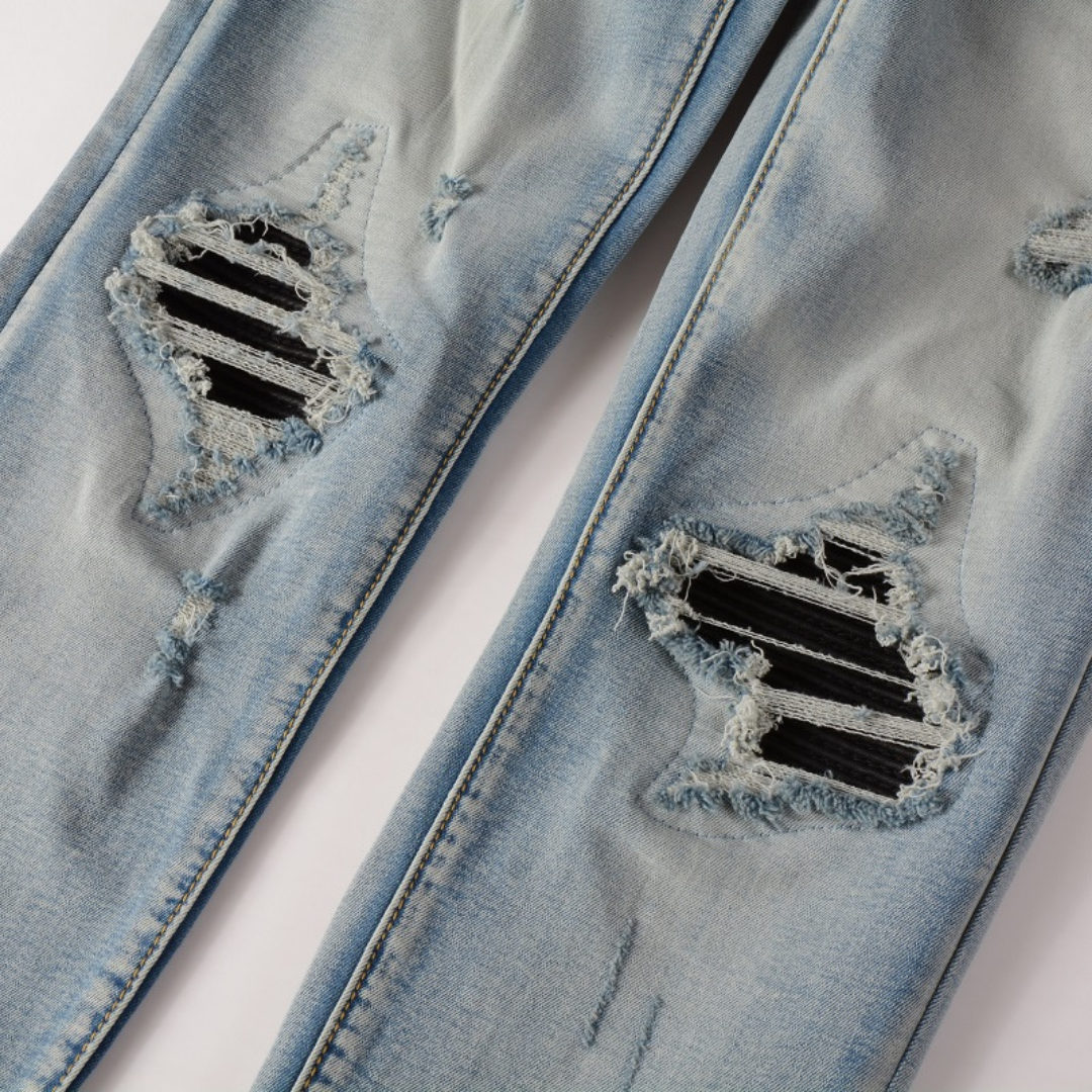 Blue Patch Jeans
