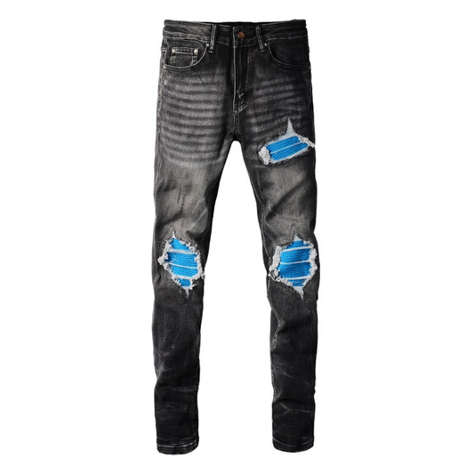 Blue Patch Jeans