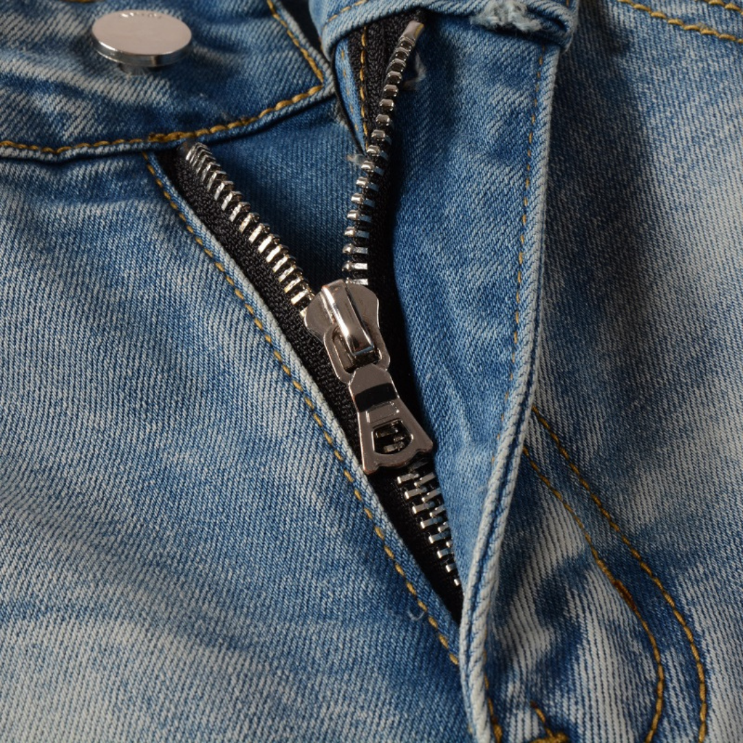 Blue Patch Jeans