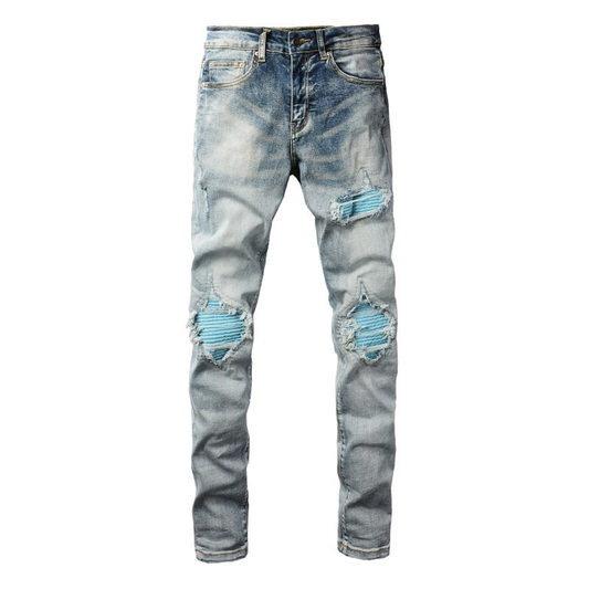 Blue Patch Jeans