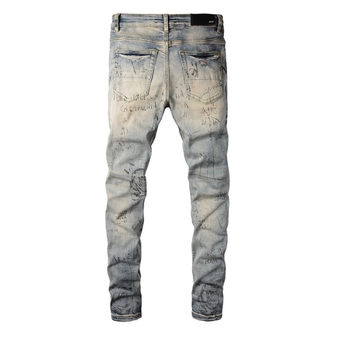 Light Grey Ripped Jeans