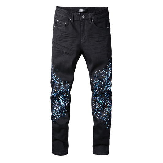 Black Paint Jeans