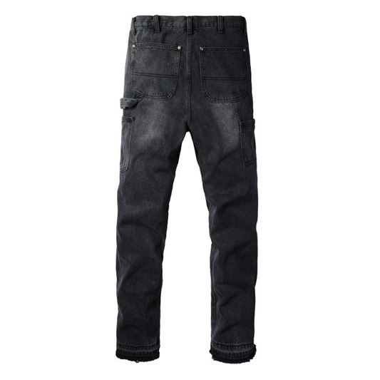 Black Gradient Flared Jeans