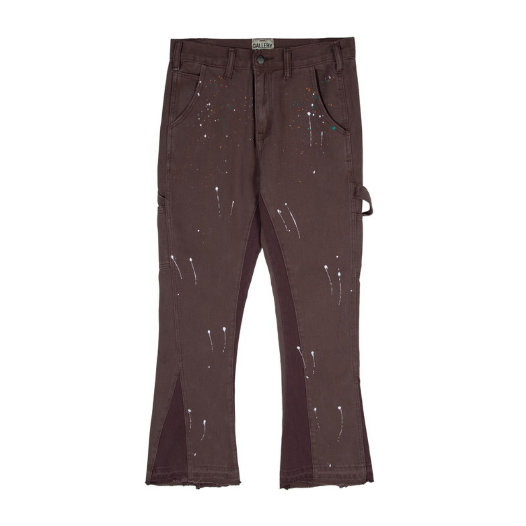 Flared Paint Jeans