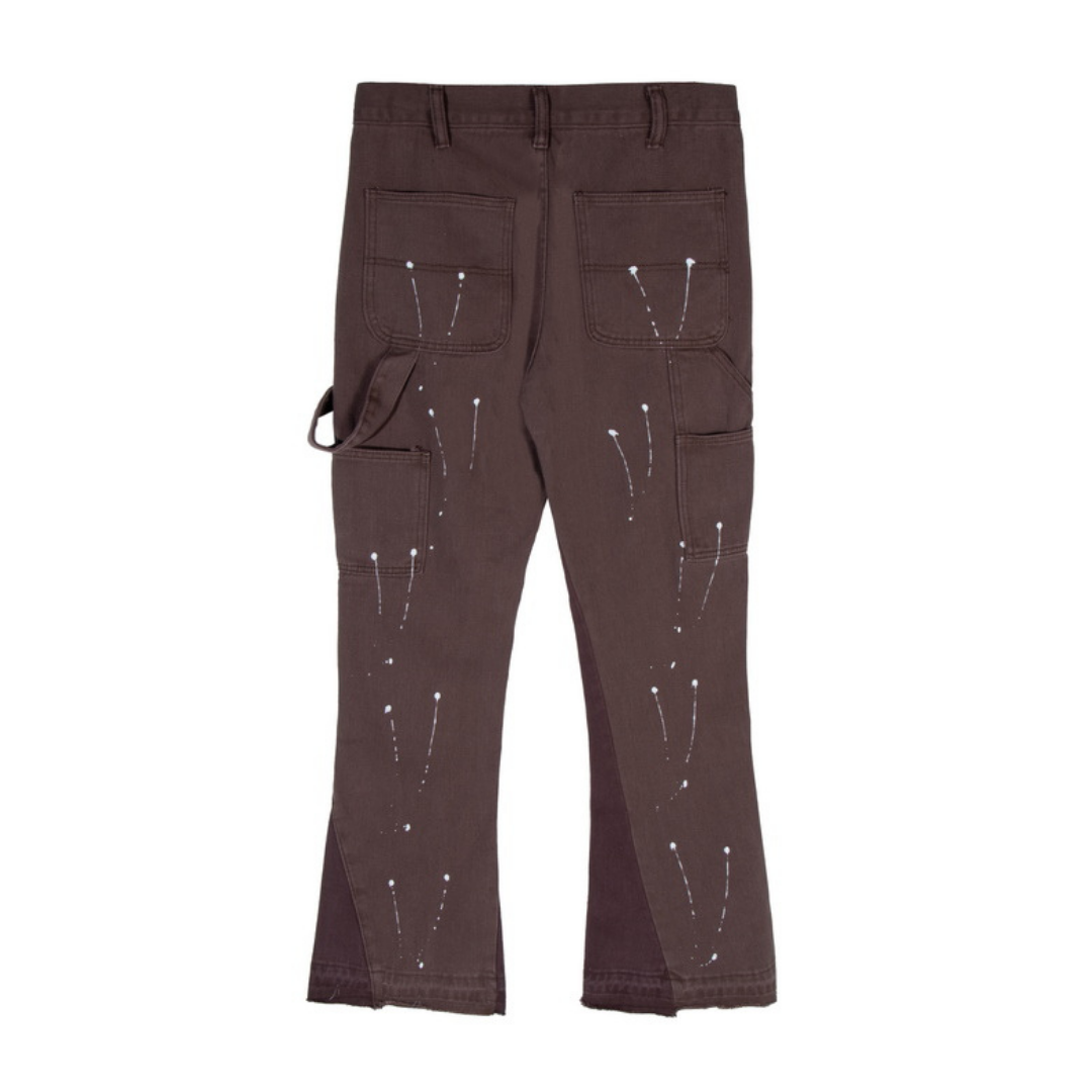 Flared Paint Jeans