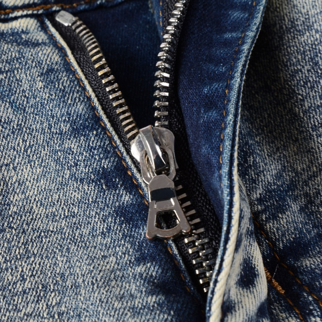 Black Stars Patch Jeans