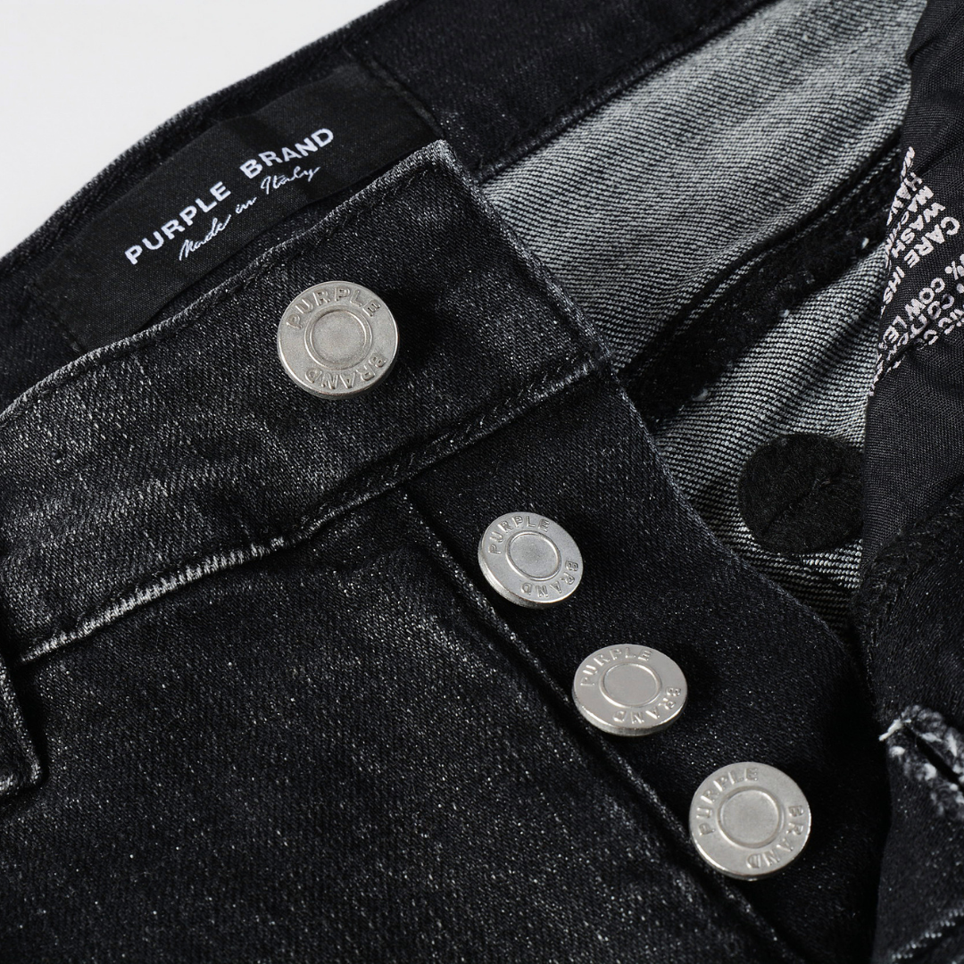 Ripped Grey Black Jeans