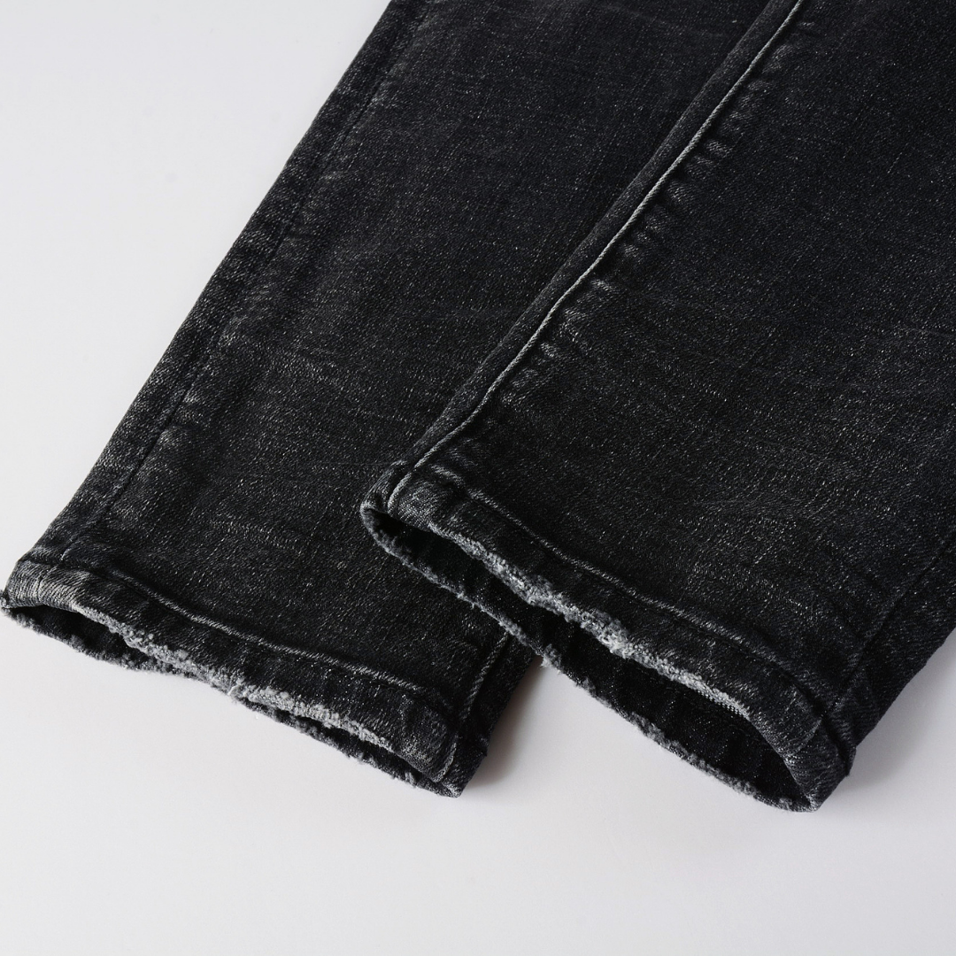 Ripped Grey Black Jeans