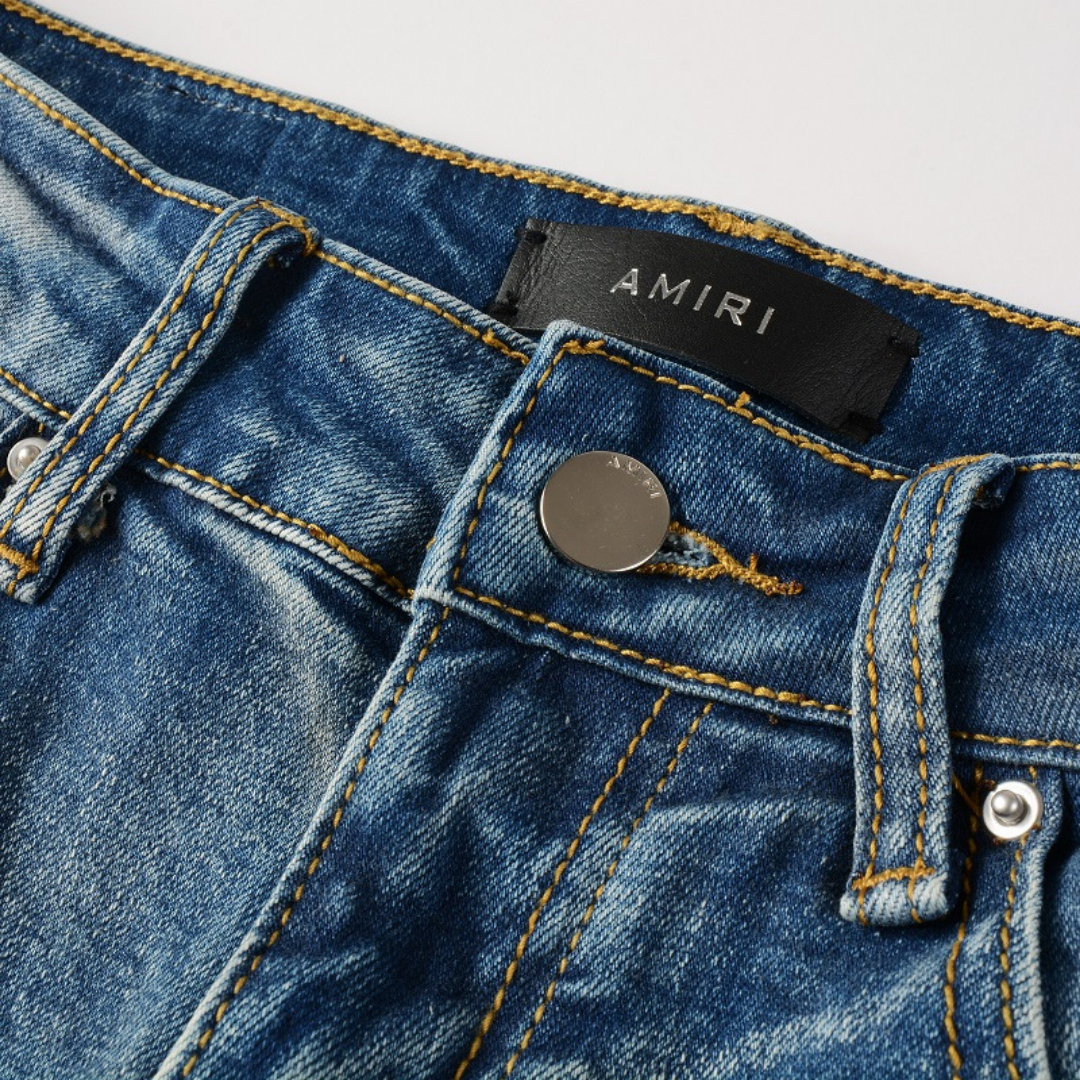 White Logo Jeans