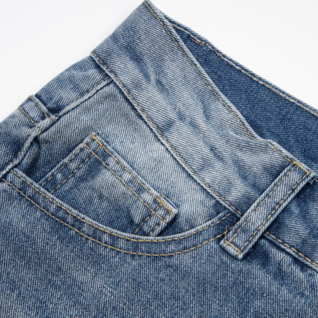 Flared Ripped Jeans