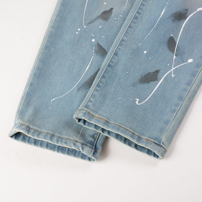 Diamonds Blue Jeans